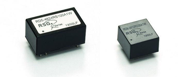 New extremely compact R-Series converters in DIP8 and DIP16 cases